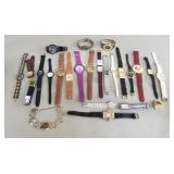 Group of men's and women's quartz wristwatches