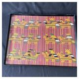Actor Clive Revill framed tapestry