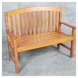 Oak veneer bench, Made in Mexico