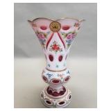 Hand made Bohemia Heritage vase