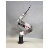 Signed C. Jere metal sculpture, dated 1992