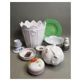 Group of Vintage European porcelain and ceramic