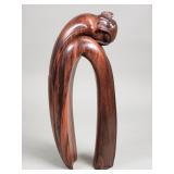 Carved ironwood figurine