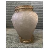 VTG Cir.1930ï¿½s tiffin frosted glass vase