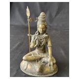 Vintage brass Hindu statue