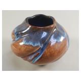 Vintage signed studio pottery vase