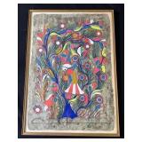 Actor Clive Revill framed painting
