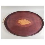 Antique Edwardian style mahogany serving tray