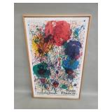 Sam Francis exhibition poster