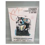 Joan Miro ' Nuovo Sagittario' exhibition poster