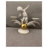 1930 porcelain candleholder by Karl Tutter