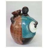 Signed Jose Luis Marquez (Peru) figural pottery