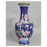 Vintage Chinese cloisonne vase