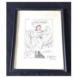Actor Clive Revill framed print
