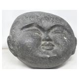 Japanese jizo garden style hand carved stone