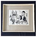 Actor Clive Revill framed Glen Williams print