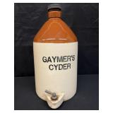 Vintage Gaymer's Cyder stoneware jug