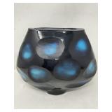 Tozai art glass vase made in India