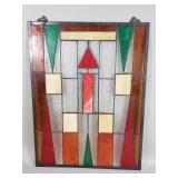 Stained glass panel