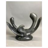Carved soap stone sculpture