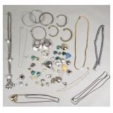 Costume jewelry: necklaces, brooches, pendants,
