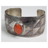 Signed Tony Toledo EVA Navajo sterling silver a