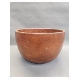 Large wood fruit bowl
