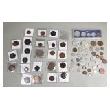 Antique and vintage foreign coins, world coins