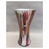 Italian glass art vase