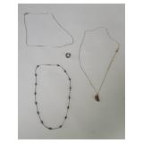 Group of sterling silver jewelry