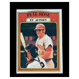 1972 Topps Pete Rose In Action card