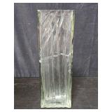 Umbra U+ clear cut glass vase