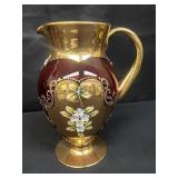 Vintage Italian Venetian Murano glass pitcher