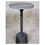 Pottery barn cast aluminum adjustable end table
