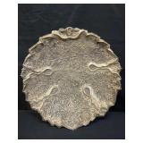 Vintage Art Nouveau style cast aluminum