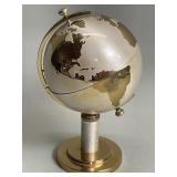 Mid century brass globe cigarette holder