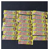 22 packs of vintage 1989 Topps baseball coins
