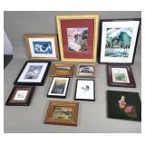 Bundle of prints and photograph
