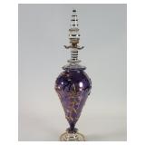 Egyptian style hand blown perfume bottle