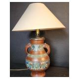 Vintage Japanese style cloisonne brass table