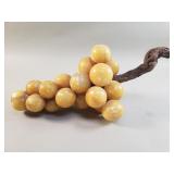 Mid-century Italian alabaster stone grapes
