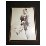 Bijan Djamalzadeh Iranian artist vintage print