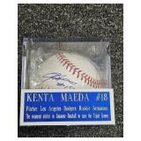 Kenta Maeda Signed Authenticated PSA MLB LA