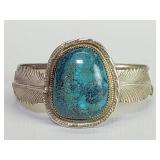 Vintage Navajo style sterling silver and