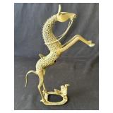 Vintage brass horse figurine