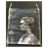 Mixed media painting