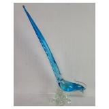 Vintage Murano style art glass pheasant figure