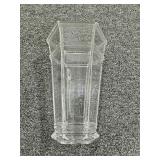 Tiffany and Co. crystal vase 9' Windham