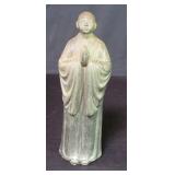 Cast iron Buddhist monk figure