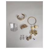Signed vintage costume jewelry: Monet, Paolo,